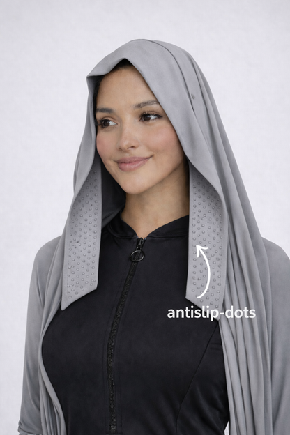 Swim Hijab - Grey