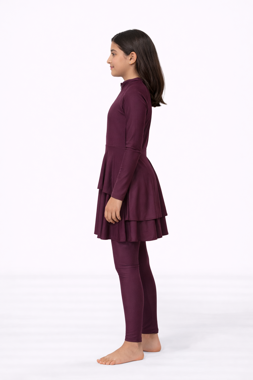 Kinder Burkini LULA Bordeaux - Mini MANAAN