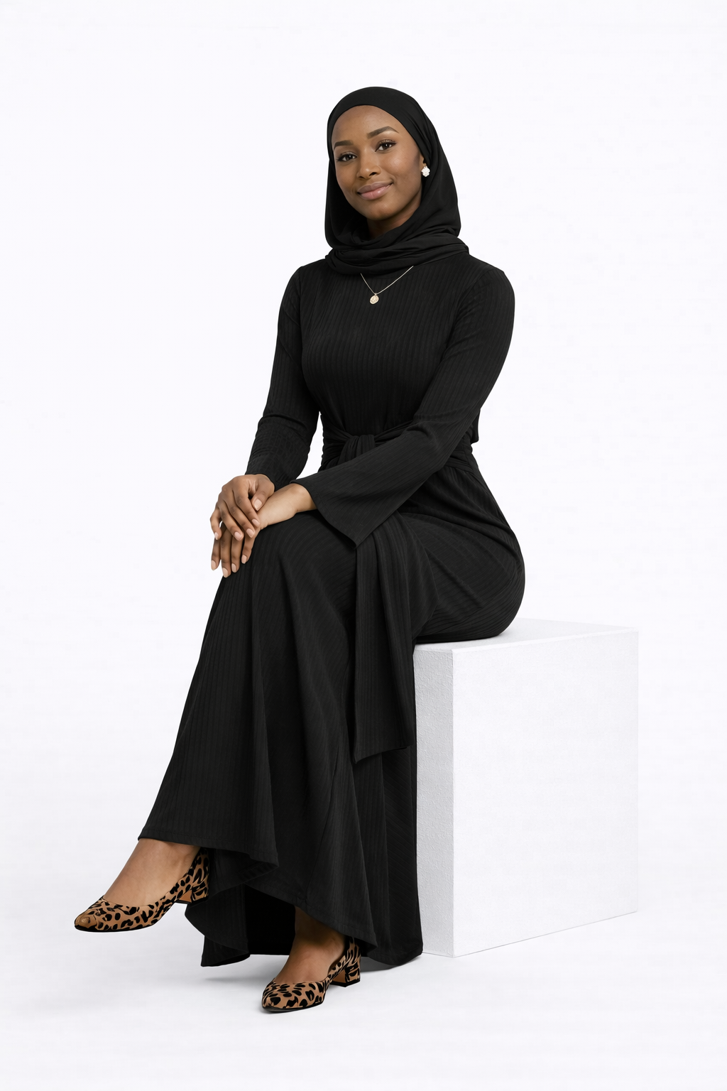 Maxikleid aus Ripstrick